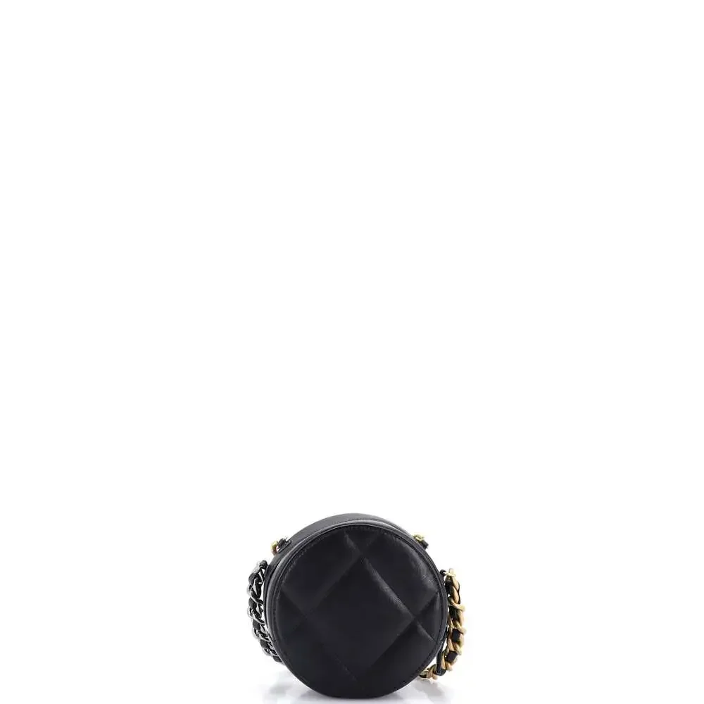 Chanel 19 Round Clutch With Chain #259233C25B